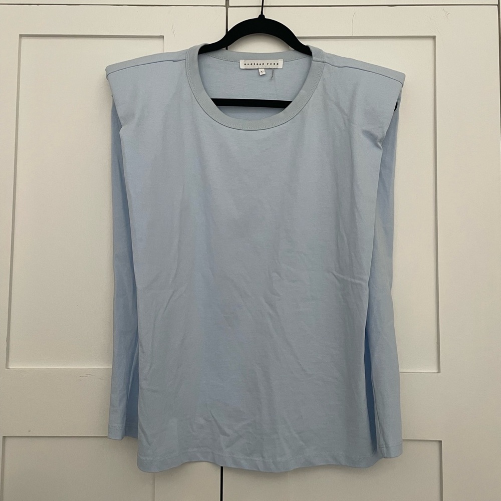 Endless rose Women's Light Blue sleeveless top